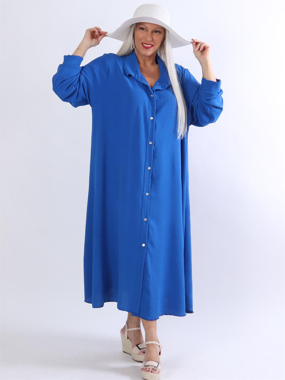 Aviaya - Lång skjortklänning